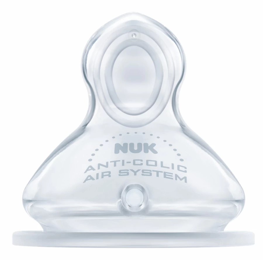 Best Nuk First Choice Silicone Teats, Size 1, 0-6Mths, Small Hole, 2 Pk