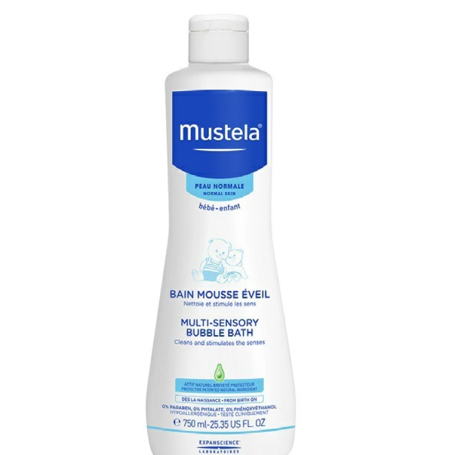 Clearance Mustela Multi Sensory Bubble Bath 750Ml