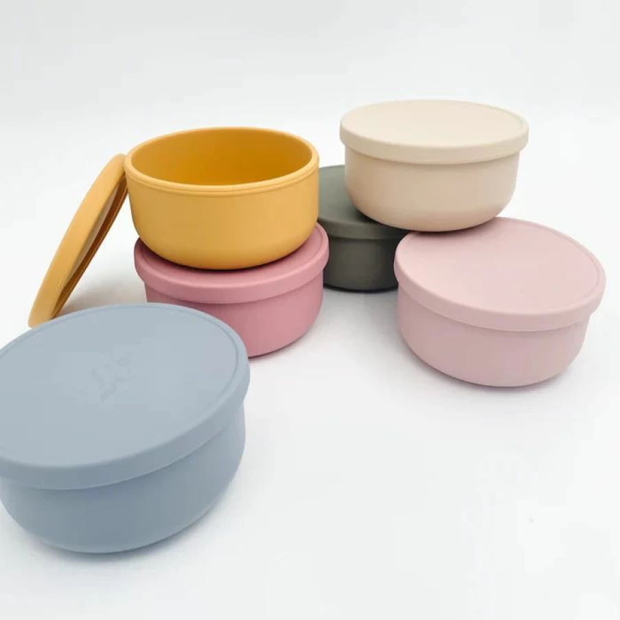 Clearance Petite Eats Silicone Bowl With Lid