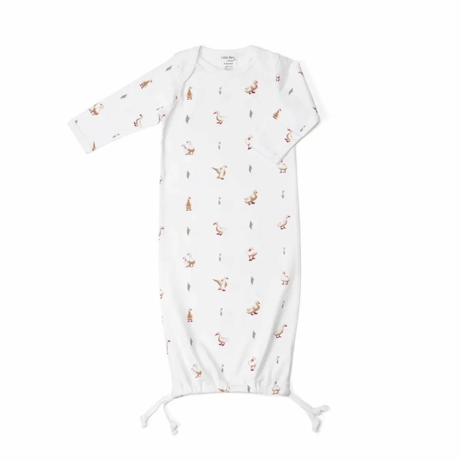 Hot Little Bee Cotton Gown Little Duckling