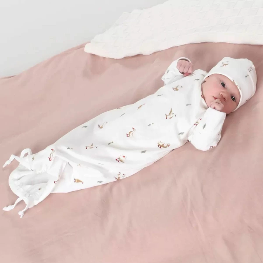 Hot Little Bee Cotton Gown Little Duckling