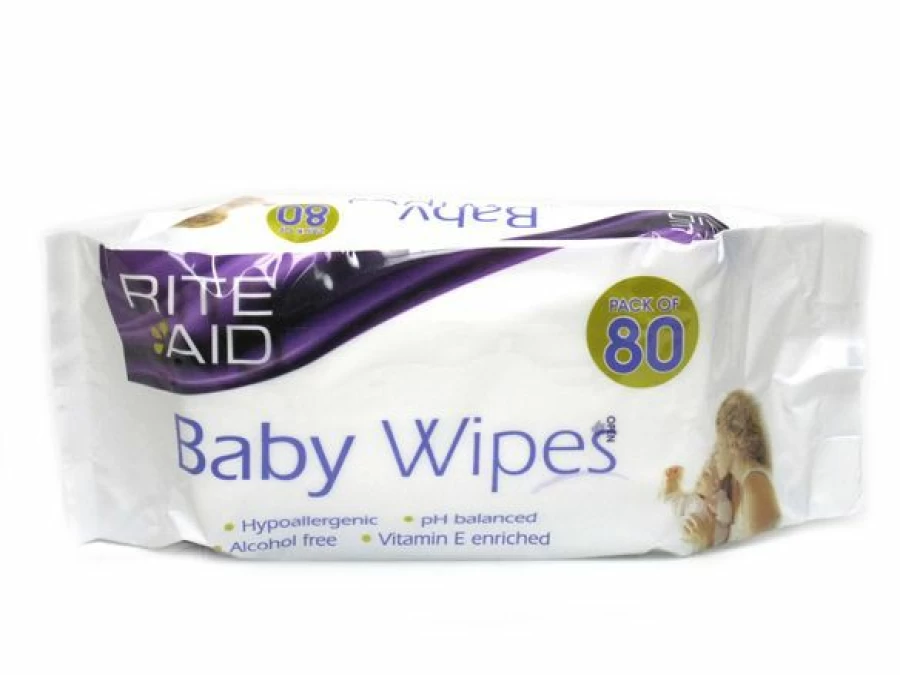 New Rite Aid Baby Extra Thick Baby Wipes 80'S