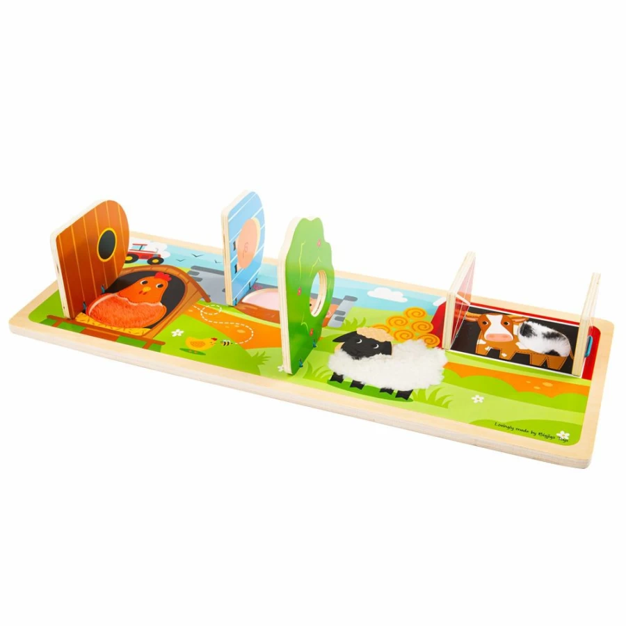 Online Big Jigs On The Farm Sensory Board