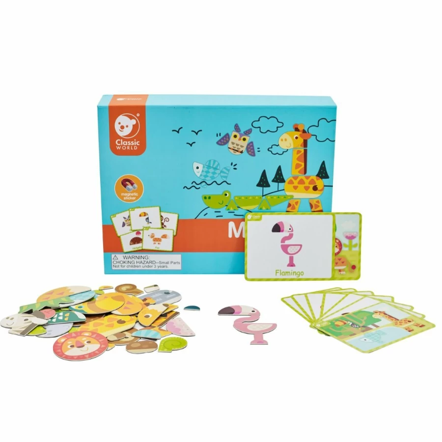 Clearance Classic World Magnetic Forest Animal Puzzle