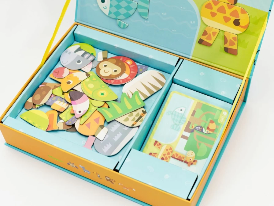 Clearance Classic World Magnetic Forest Animal Puzzle