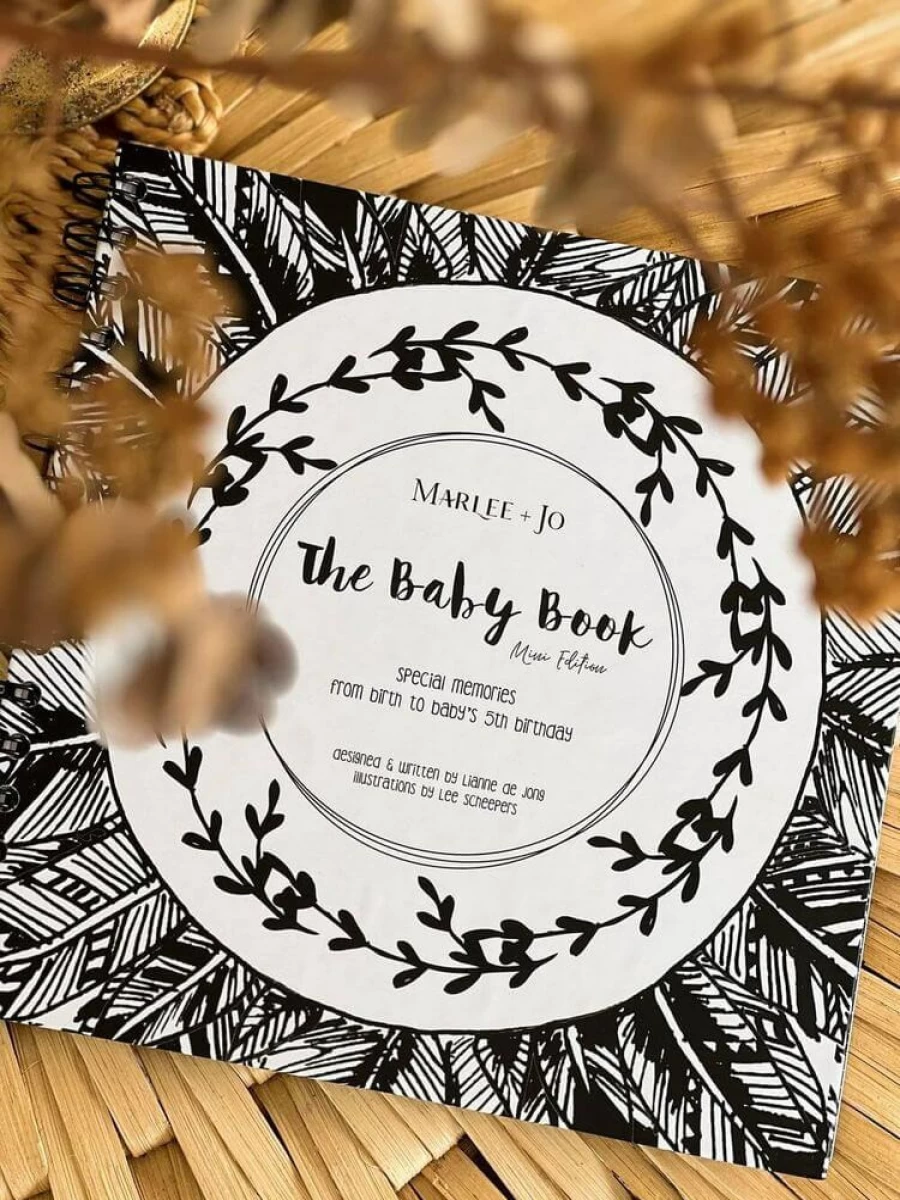 Hot Marlee + Jo Monochrome Collection The Baby Book Mini Edition
