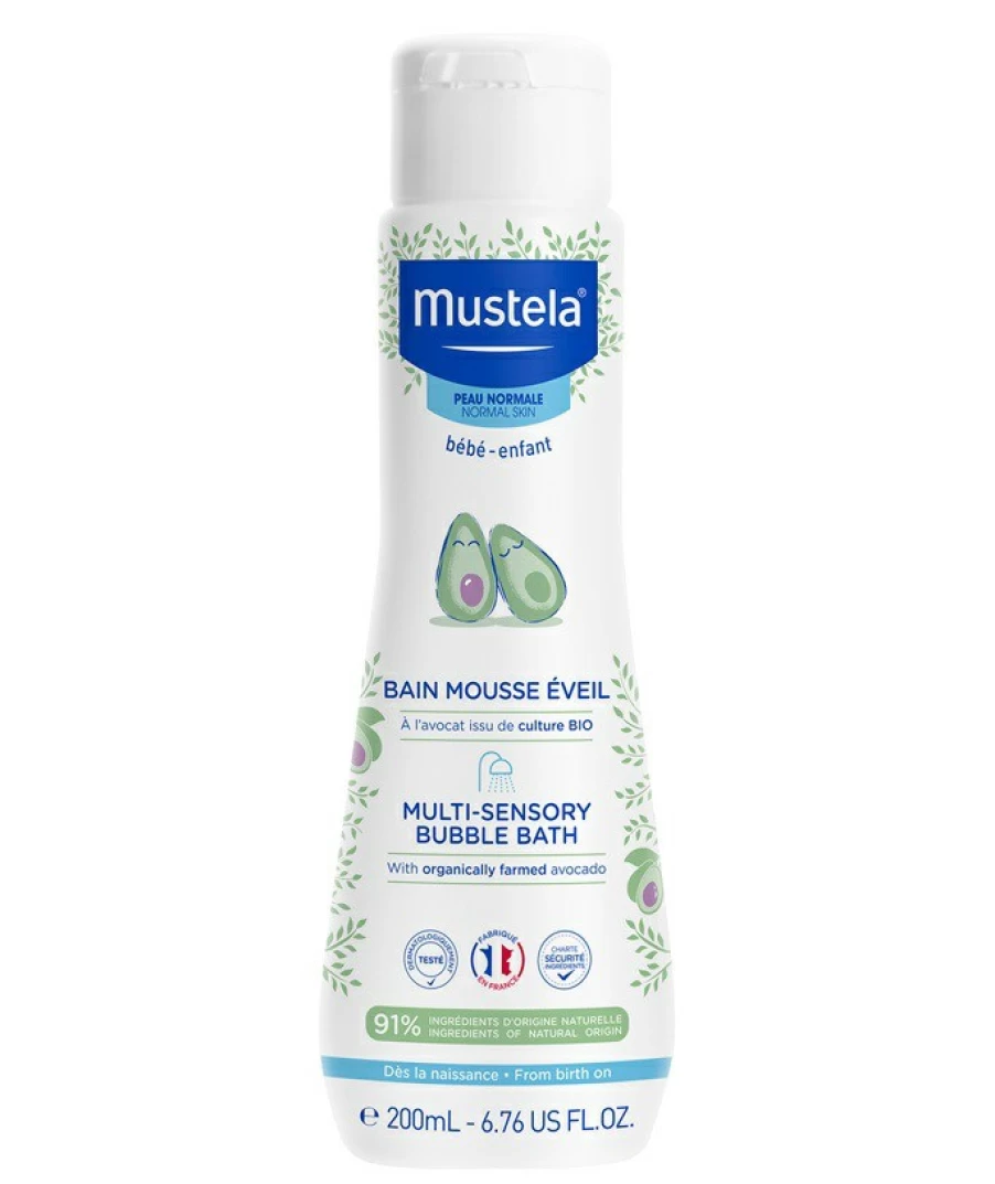 Hot Mustela Multi Sensory Bubble Bath 200Ml