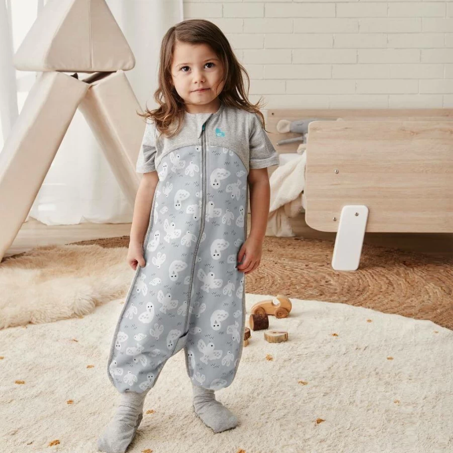 Wholesale Love To Dream Sleep Suit Organic 1.0 Tog Dove Grey