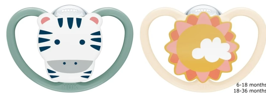 Best Nuk Space Silicone Soothers 18-36Mths 2Pk
