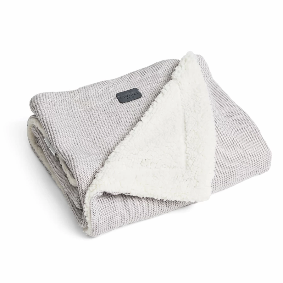 Best Edwards & Co Sherpa Fleece Stroller Blanket