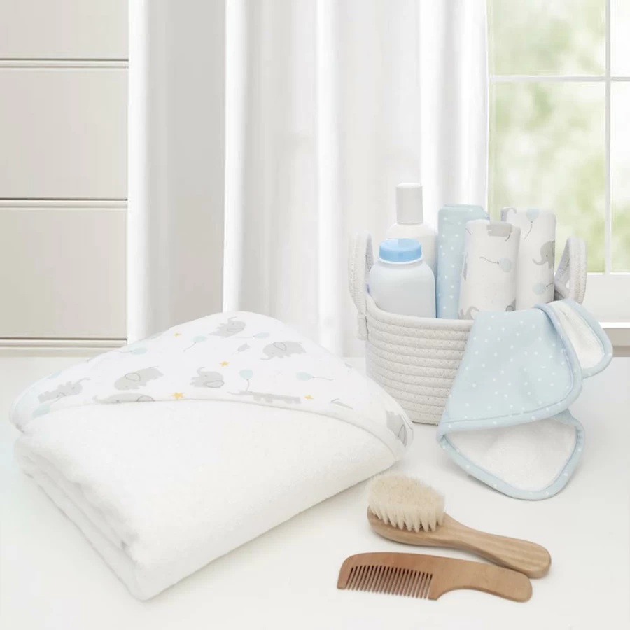 Clearance Living Textiles 5Pc Bath Gift Set Mason