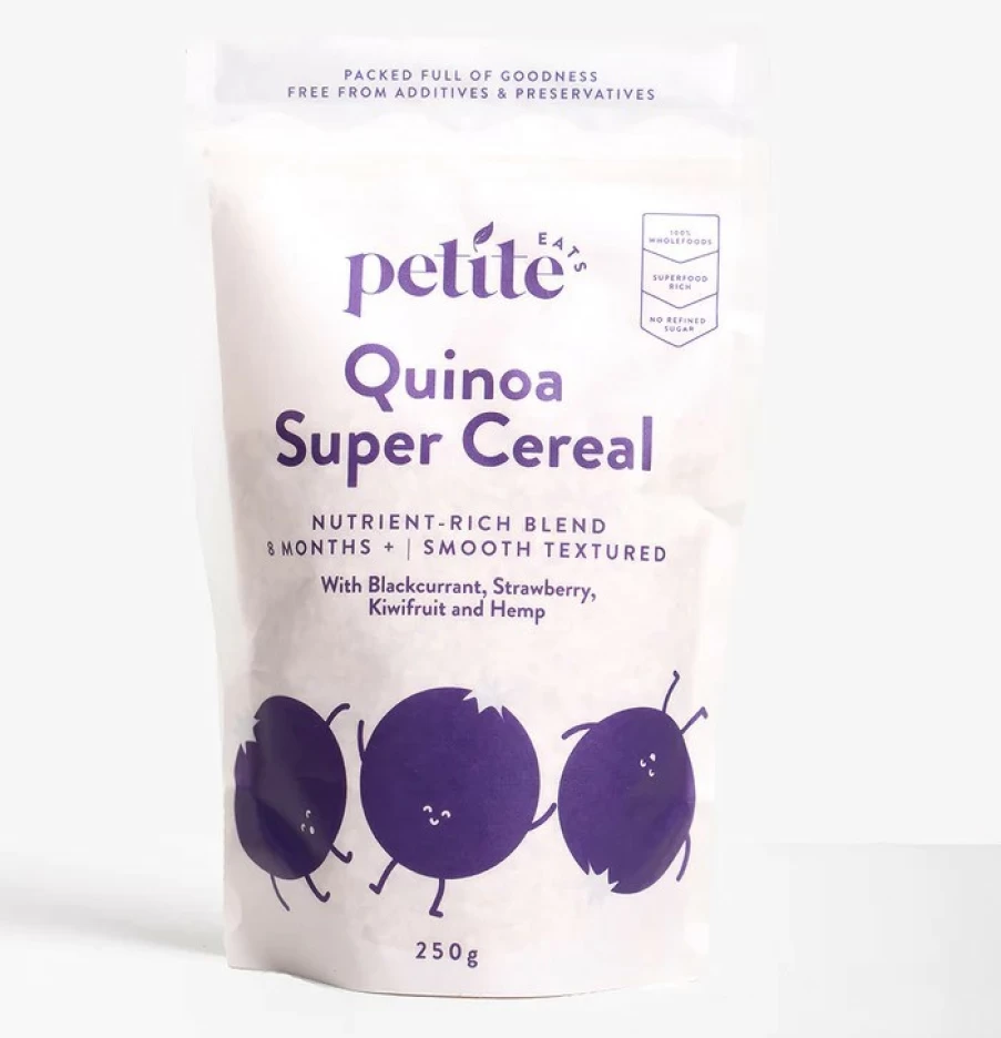 Clearance Petite Eats Quinoa Super Cereal 250G 10 Servings