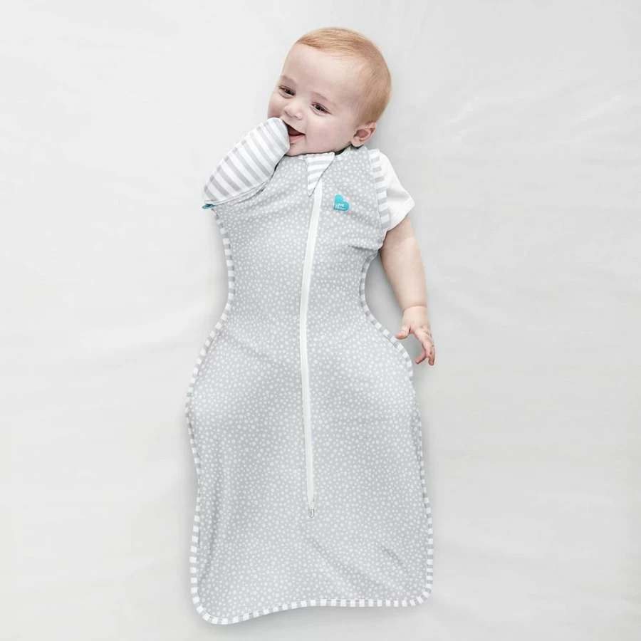 Clearance Love To Dream Swaddle Up Transition Bag Bamboo Grey Dot