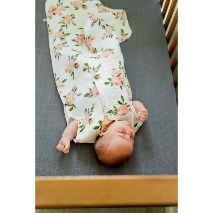 Online Little Unicorn Cotton Muslin Sleeping Bag Watercolour Roses