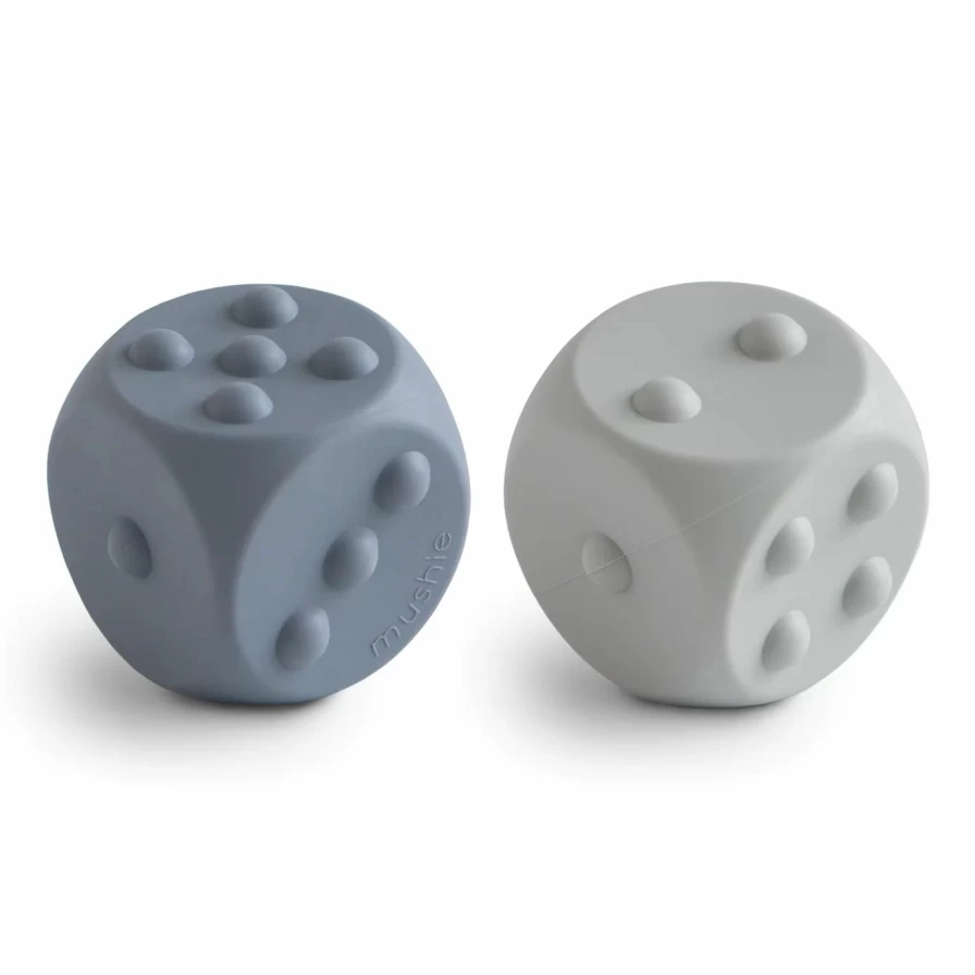 Best Mushie Dice Press Toy 2Pk