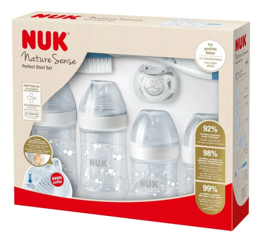 Hot Nuk Nature Sense Perfect Start Bottle Set