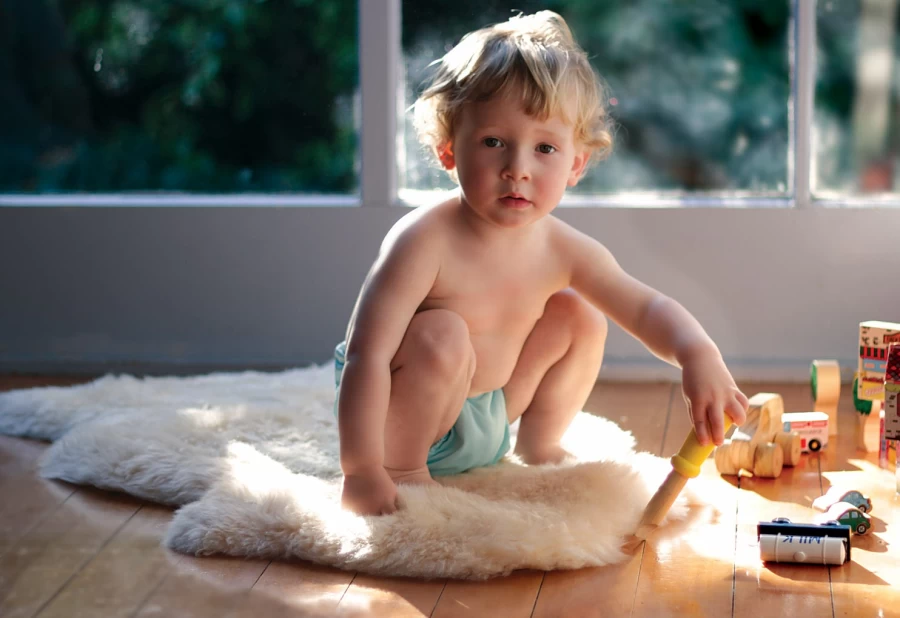 Clearance Bowron Babycare Soft Longwool Rug