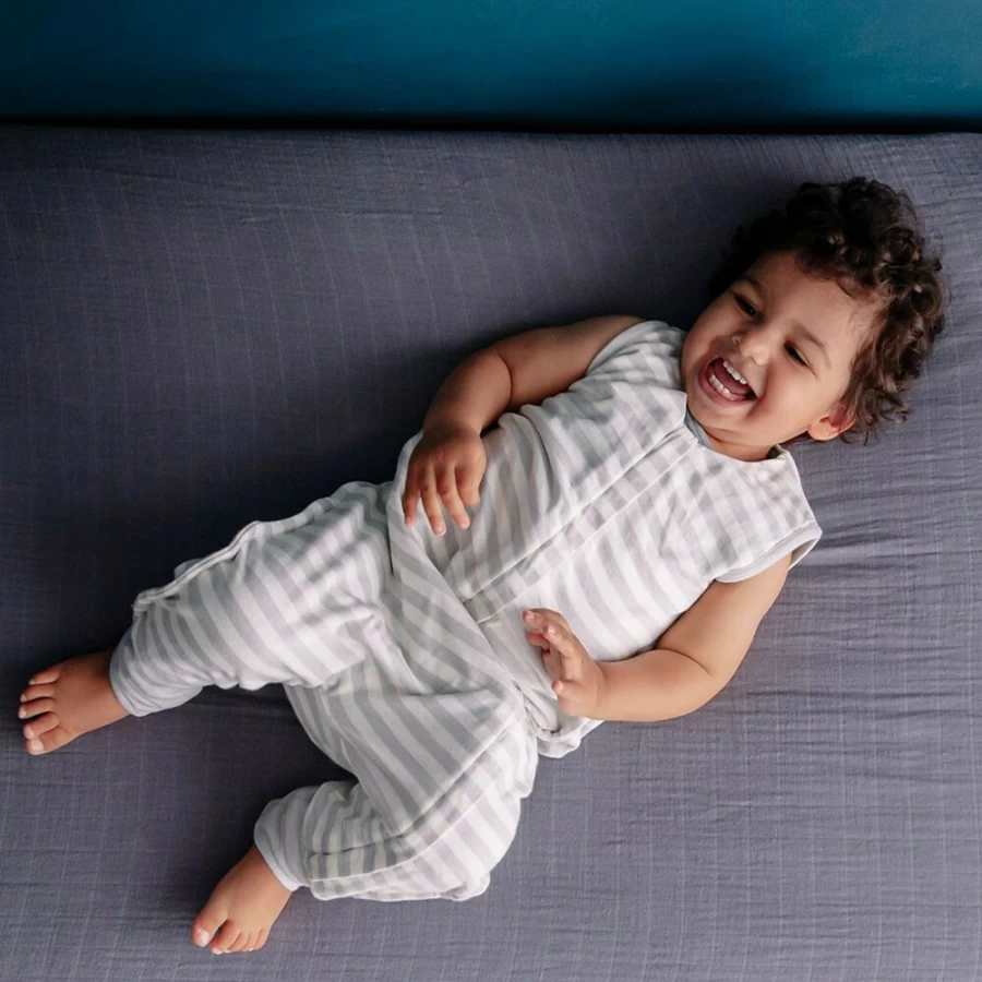Best Woolbabe 3 Seasons Sleeping Suit Pebble