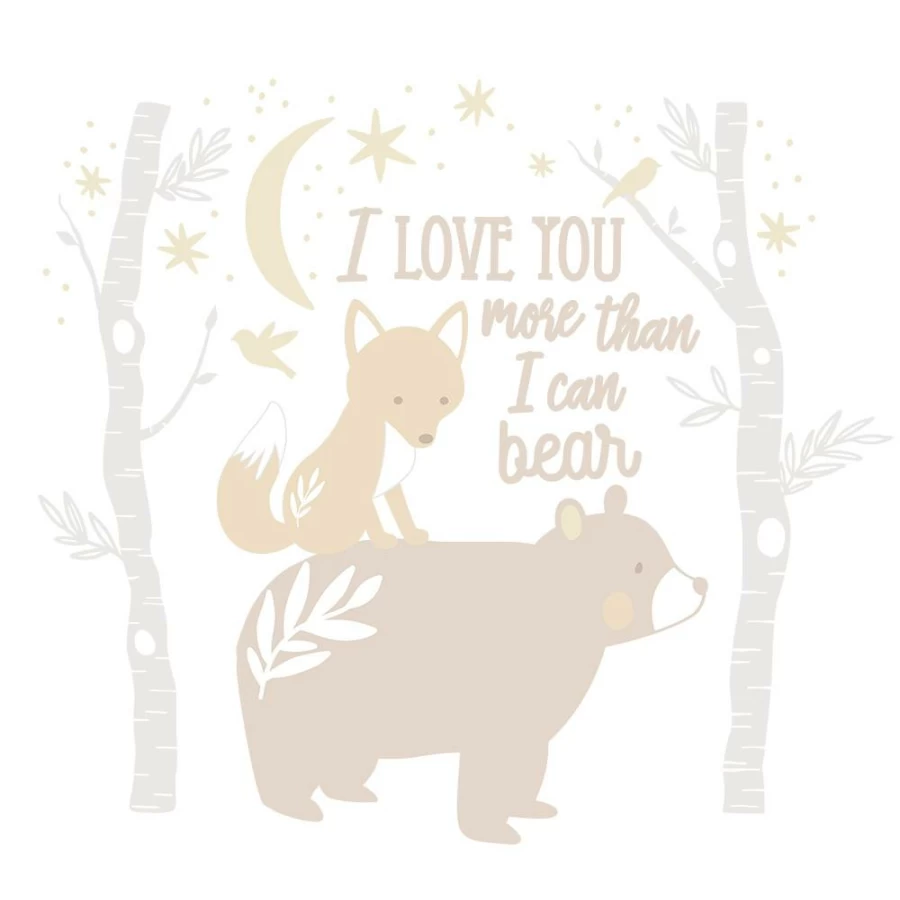 Wholesale Lolli Living Wall Decal Set Bosco Bear