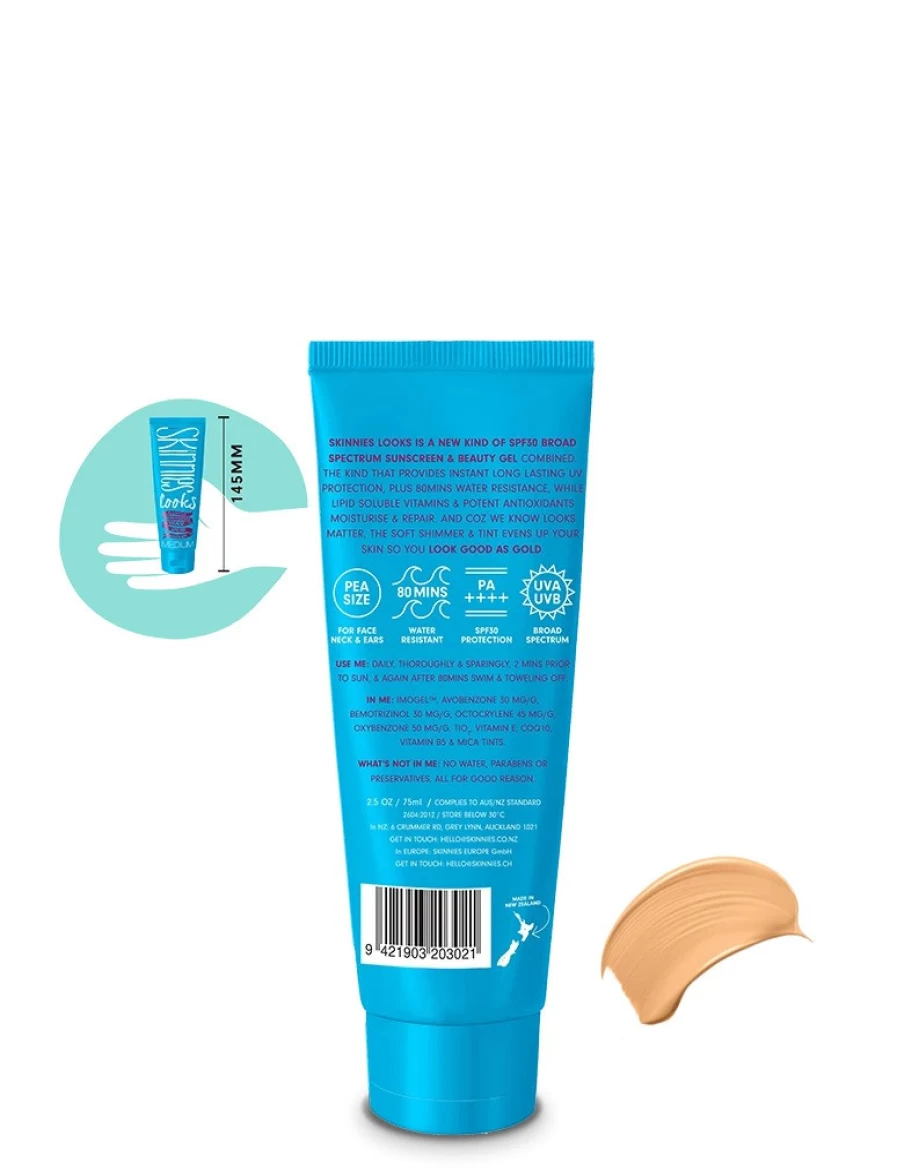 Wholesale Skinnies Looks Spf30 Tinted Bb Cream Medium 75Ml