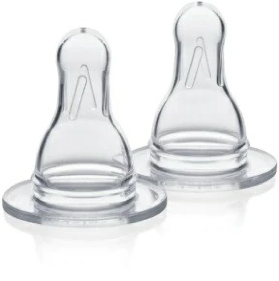 New Medela Spare Teats 2Pk Medium Flow