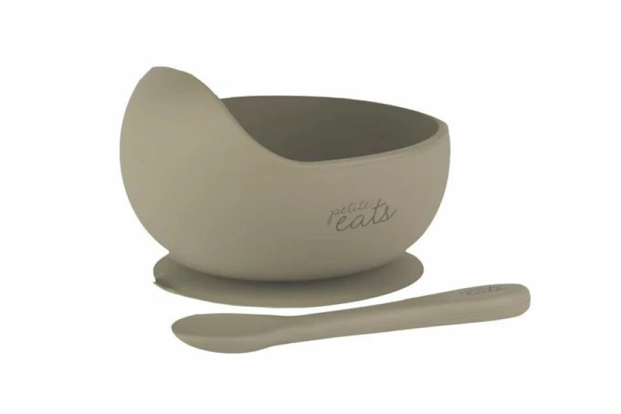Online Petite Eats Silicone Baby Suction Bowl & Spoon