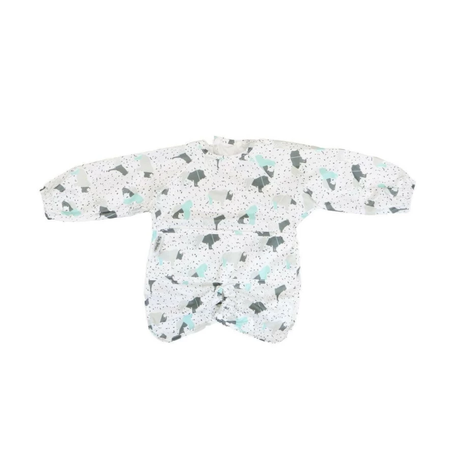 Wholesale Silly Billyz Wipe Clean Long Sleeve Nylon Highchair Hugger Bib