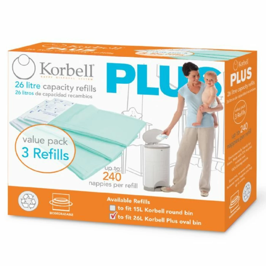 Wholesale Korbell Plus 3Pk Refill