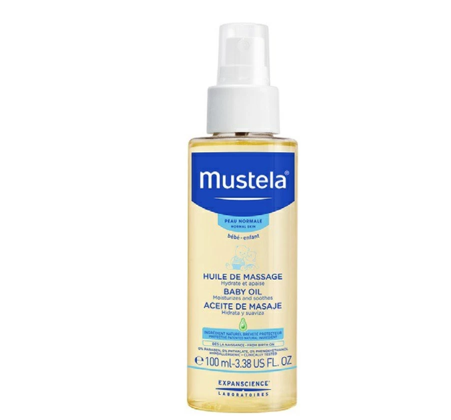 Hot Mustela Baby Massage Oil 100Ml