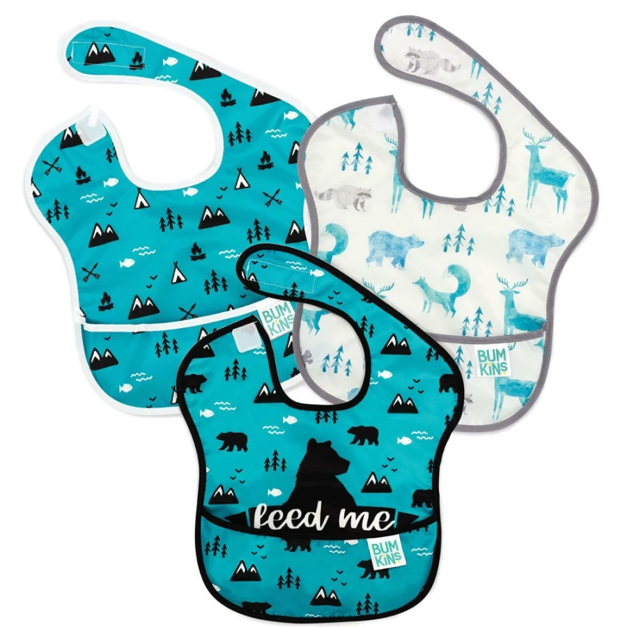Online Bumkins Waterproof Superbib 3Pk