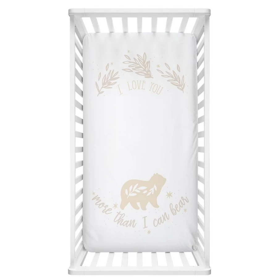 Clearance Lolli Living Cot Fitted Sheet More Than I Can Bear