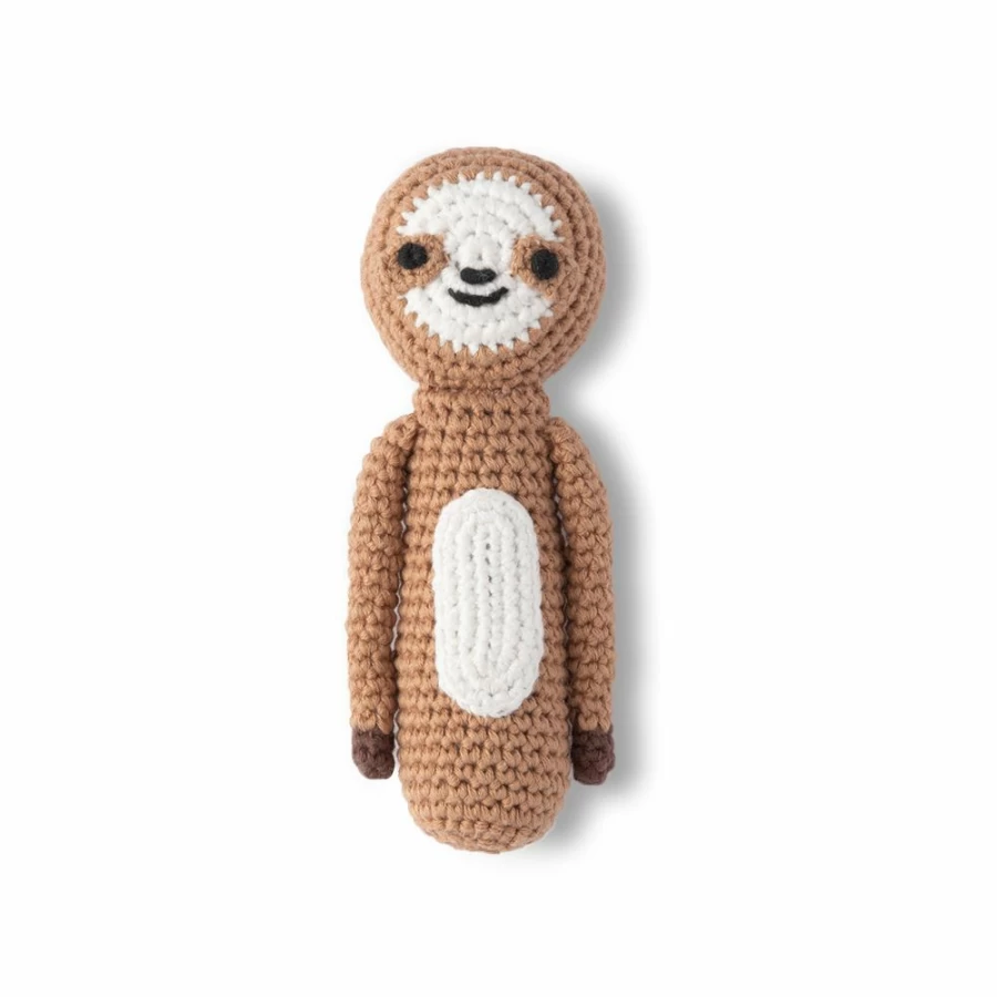 Online Weegoamigo Crochet Rattle Sleepy Sloth