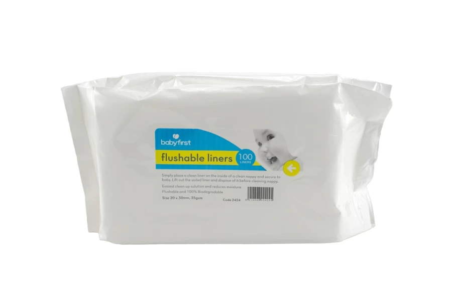 New Baby First Deluxe Flushable Liners