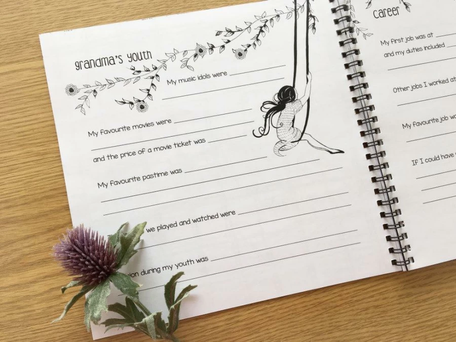 Wholesale Marlee + Jo Monochrome Collection Grandparents Book