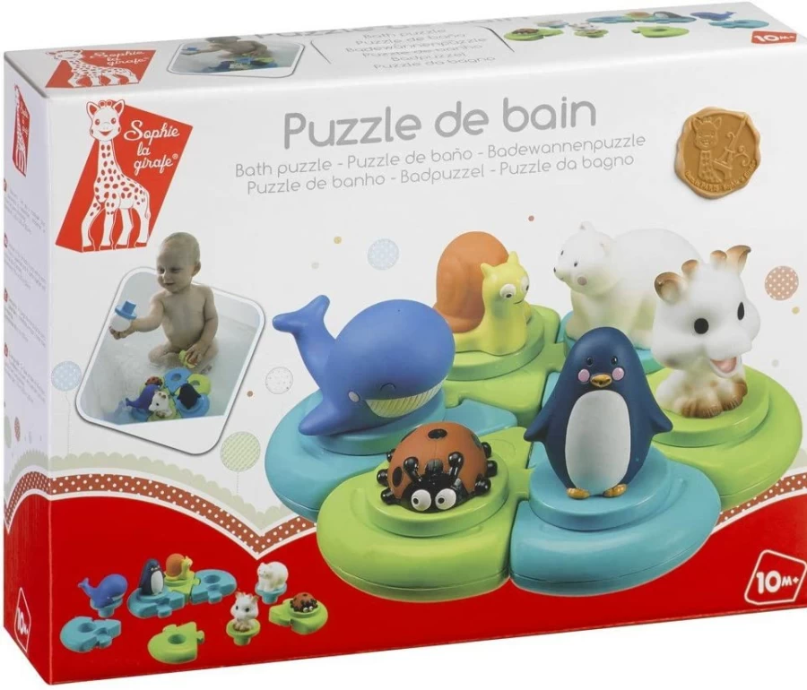 New Sophie La Girafe Bath Puzzle Toy