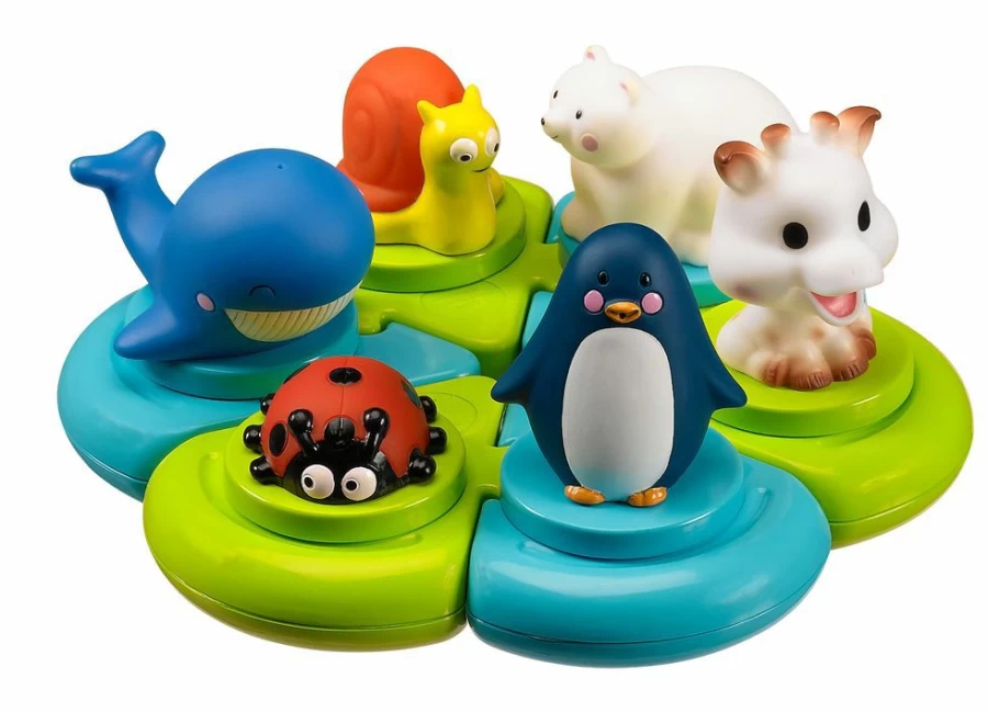 New Sophie La Girafe Bath Puzzle Toy