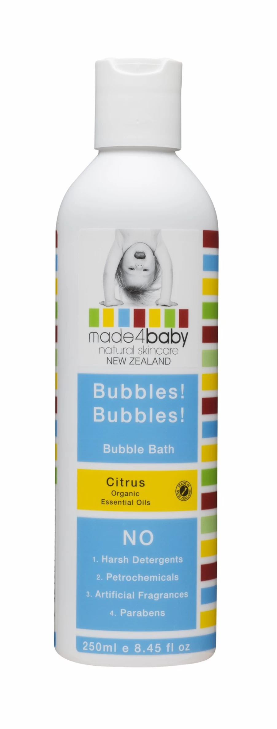 New Made4Baby Organic Citrus Bubble Bath 250Ml