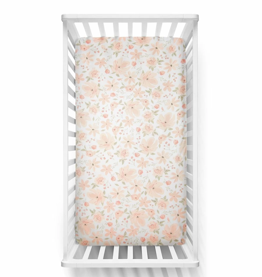 New Lolli Living Cot Fitted Sheet Meadow