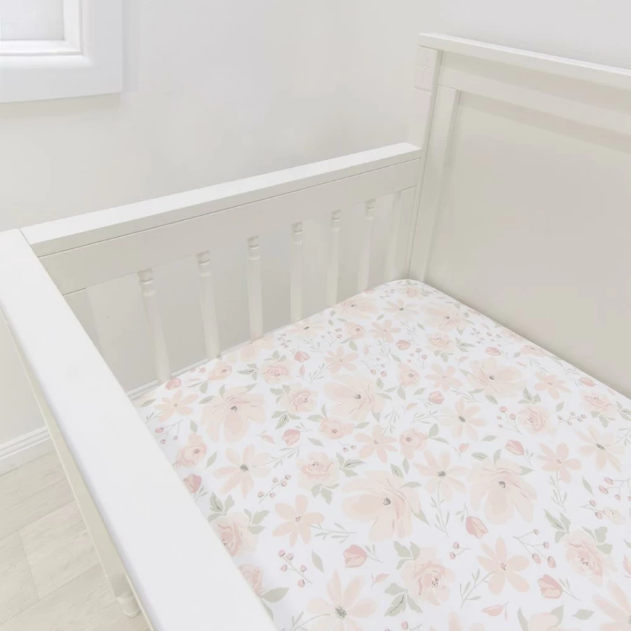 New Lolli Living Cot Fitted Sheet Meadow