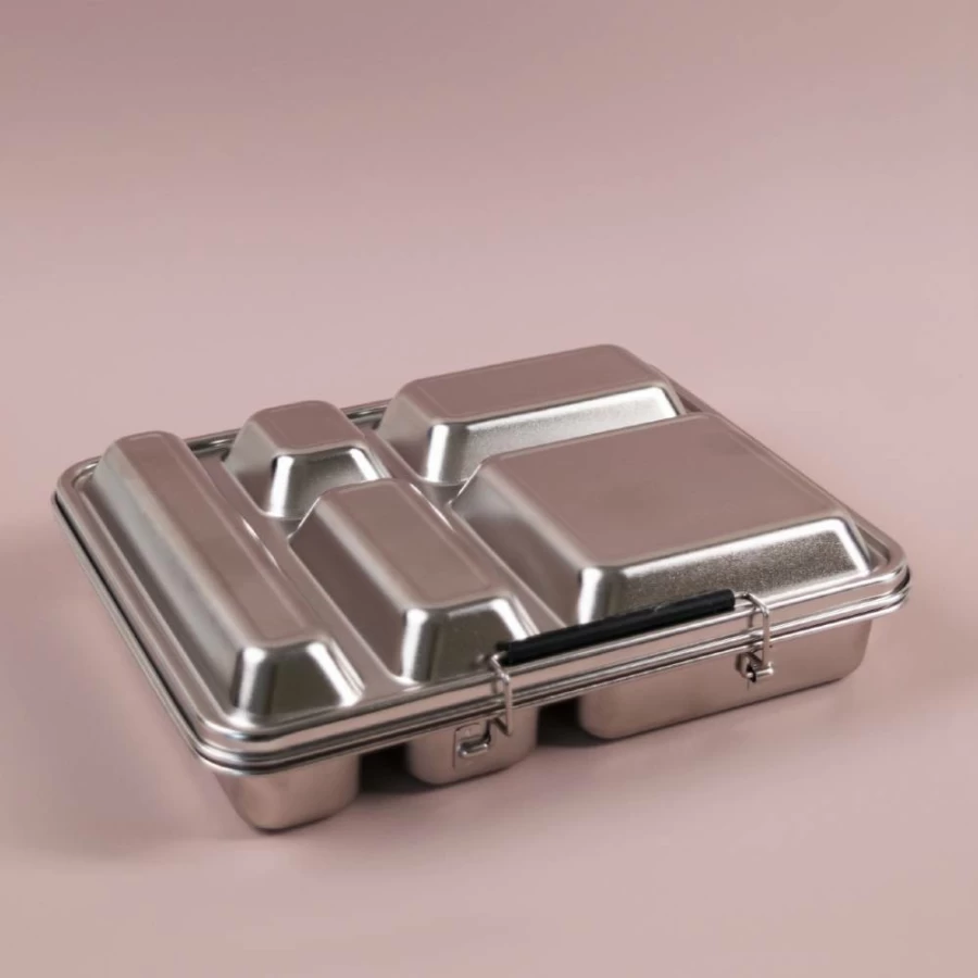 Clearance Nestling Stainless Steel Jumbo Bento Box