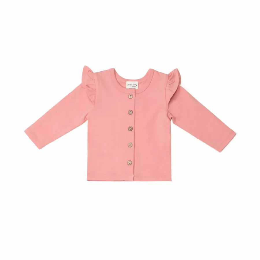 Best Little Bee Cotton Frill Cardigan Tropical Paradise