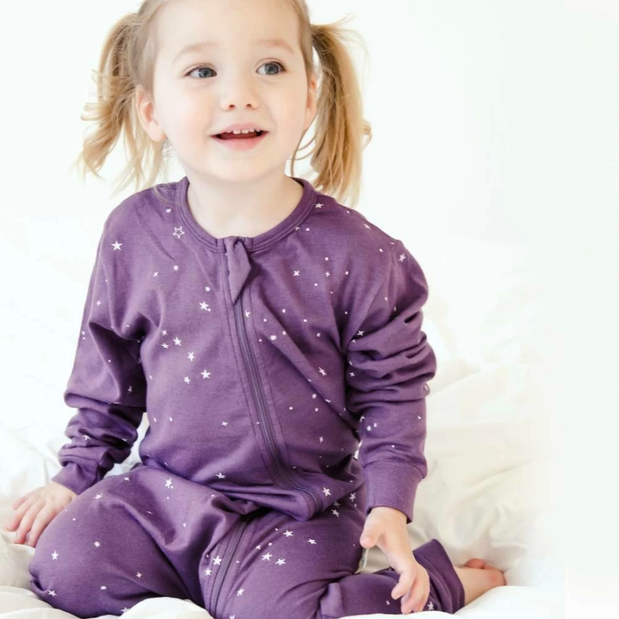 Clearance Woolbabe Merino/Organic Cotton Pyjama Suit Prints