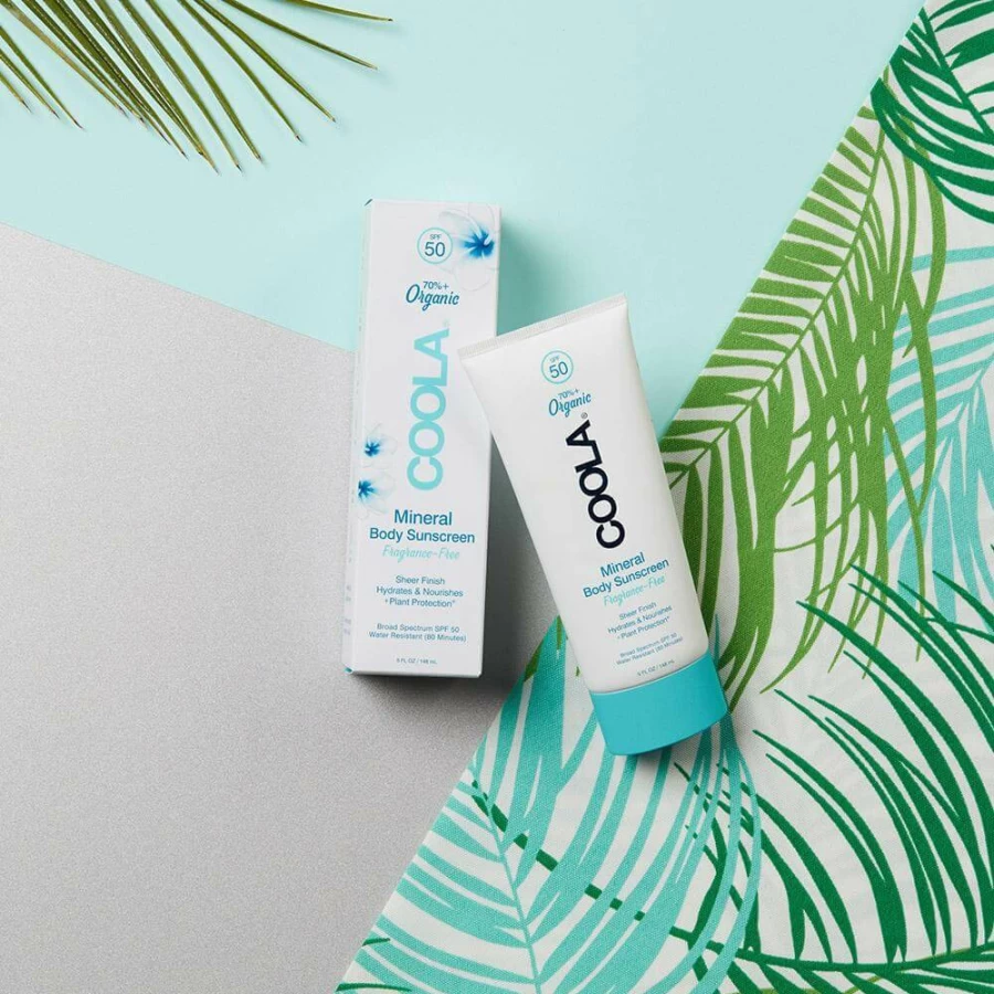 New Coola Mineral Body Sunscreen Lotion Spf50 Fragrance Free