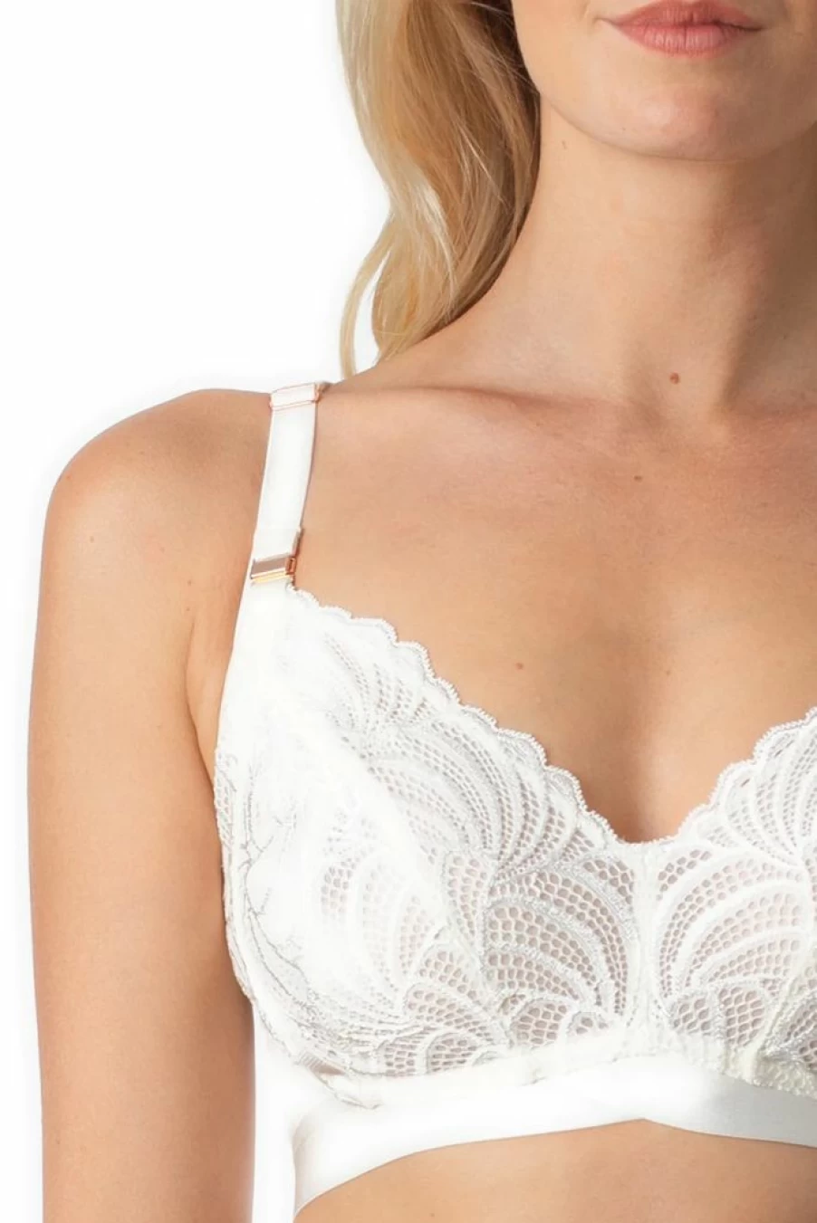 New Hotmilk Warrior Soft Cup Nursing Bra Ivory